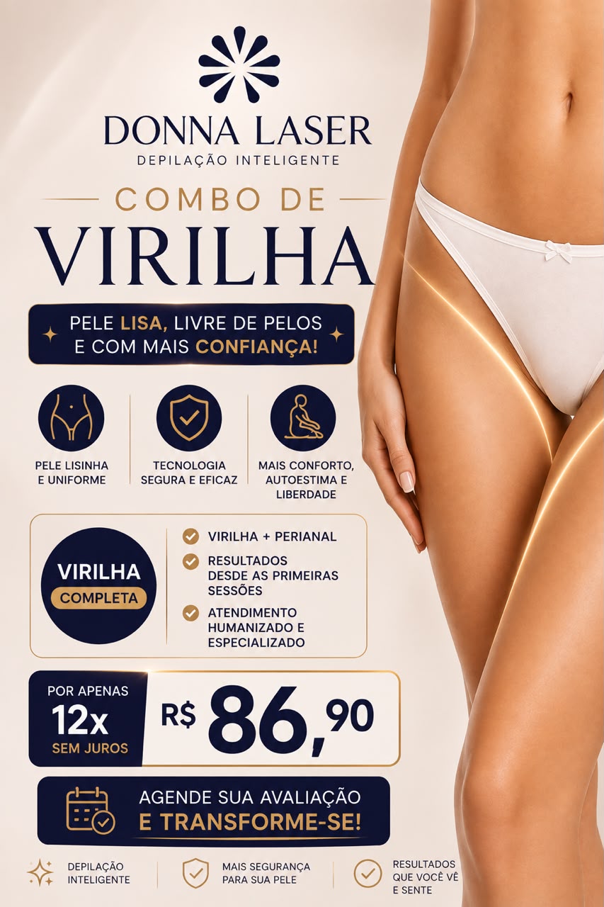 COMBO DE VIRILHA COMPLETO