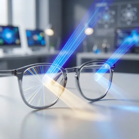 Lentes Filtro Azul + Armação (óculos completo)